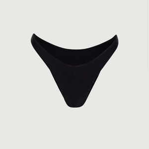 SAME Swim Black High Leg Bottom